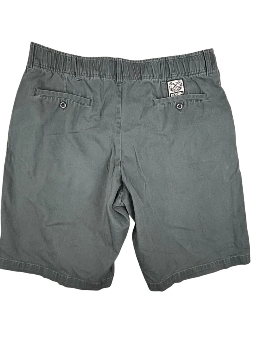 Dixxon Flannel Co Shorts Mens Green D-Flexx Elastic Waistband Casual